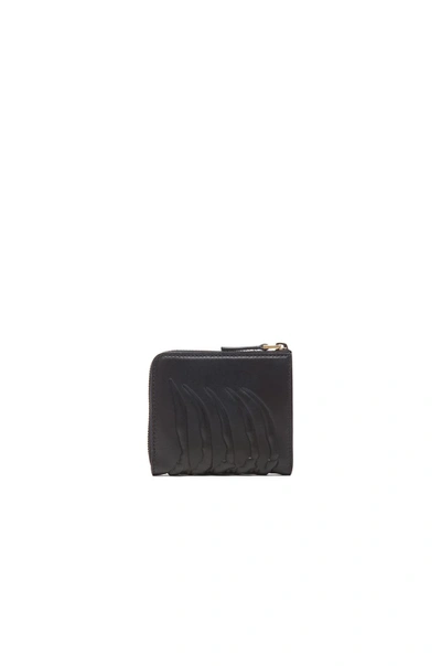 Shop Alexander Mcqueen Soft Mutton Coin Purse In Black