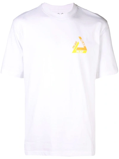 Shop Palace Tri-shadow Logo-print T-shirt In White