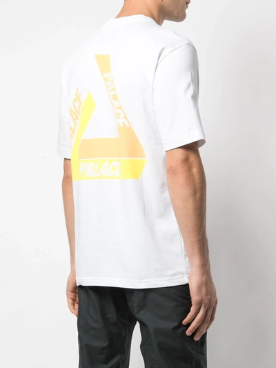 Shop Palace Tri-shadow Logo-print T-shirt In White