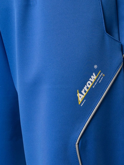 Ader Error Wide-leg Track Pants In Blue