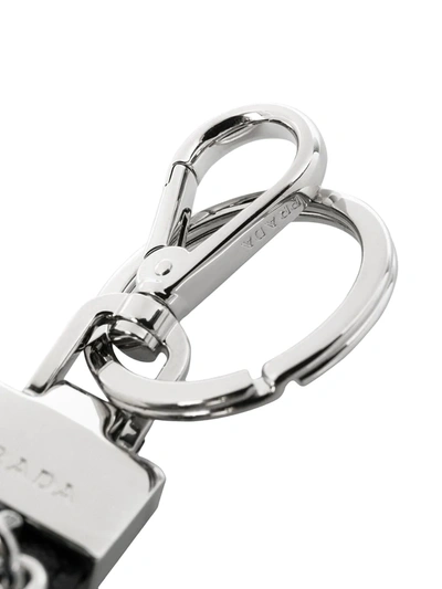 Prada Robot Key Chain In Black