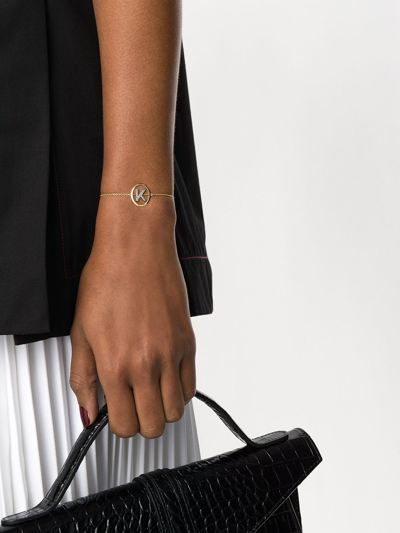 Annoushka 18ct Yellow Gold And Diamond Initial K Bracelet In 18ct Yellow Gold