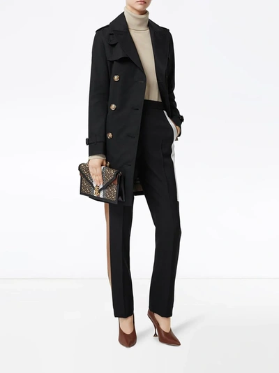 Shop Burberry The Short Islington Trench Coat In Black