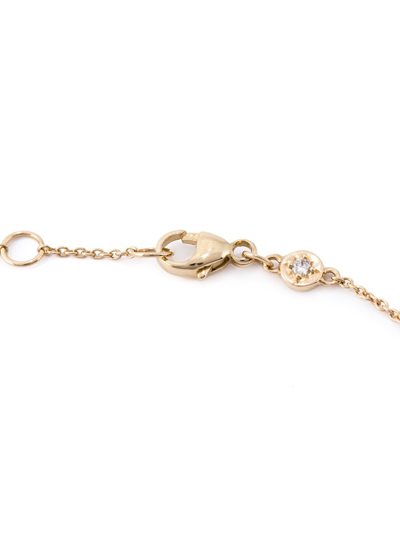 Shop Astley Clarke 14kt Gold Mini 'icon Arura' Diamond Bracelet In Metallic