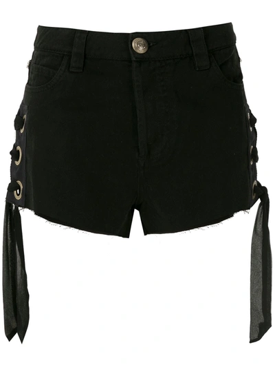 Shop Andrea Bogosian Portland Embellished Shorts In Black