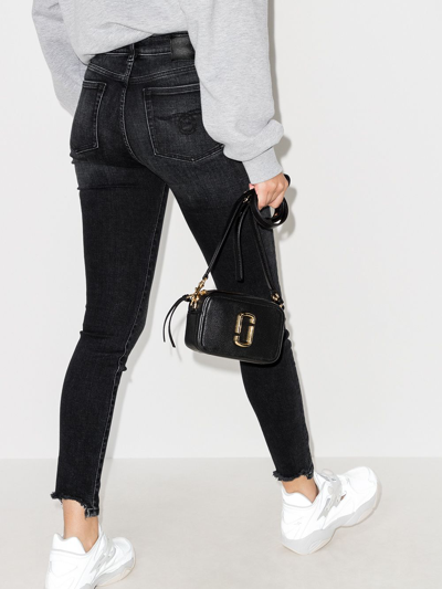 Shop R13 Alison Mid-rise Skinny Jeans In Black