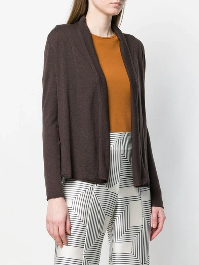 Shop Sottomettimi Open Front Cardigan In Brown