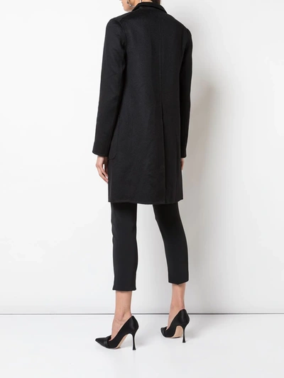 Shop Adam Lippes Zibelline Car Coat In Black