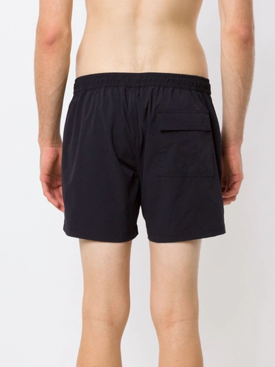 Shop Amir Slama Mid-rise Swim Shorts In Black