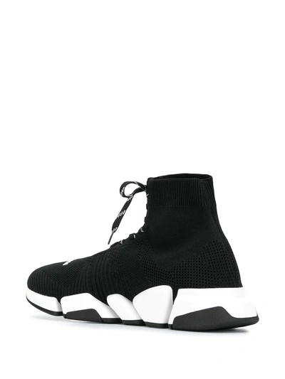 Shop Balenciaga Speed 2.0 Lace-up Sneakers In Black