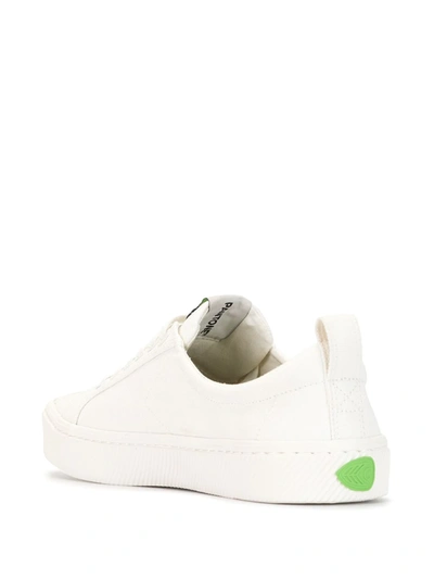 Shop Cariuma X Pantone Oca Canvas Low-top Sneakers In White
