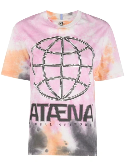 Mcq By Alexander Mcqueen Tie-dye Graphic Print T-shirt In Purple