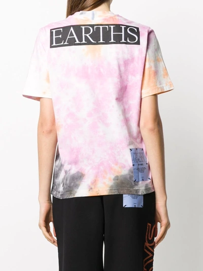 Shop Mcq By Alexander Mcqueen Tie-dye Graphic Print T-shirt In Purple