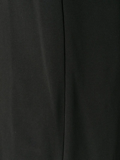 Shop Dkny Sheer Long Vest Coat In Black