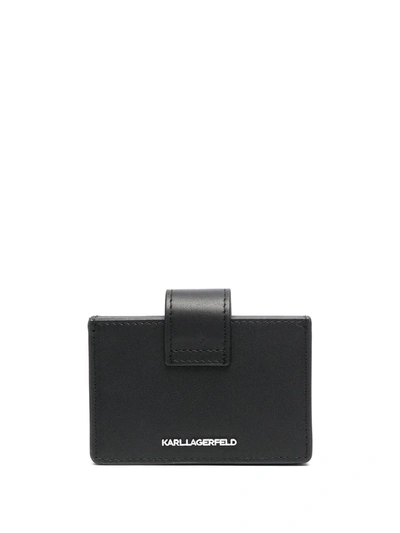 Shop Karl Lagerfeld K/ikonik Multi-pocket Wallet In Black