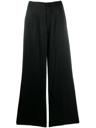 Pre-owned Yohji Yamamoto '1990s Wide-leg Trousers In Black