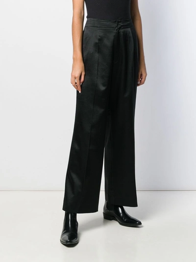 Pre-owned Yohji Yamamoto '1990s Wide-leg Trousers In Black