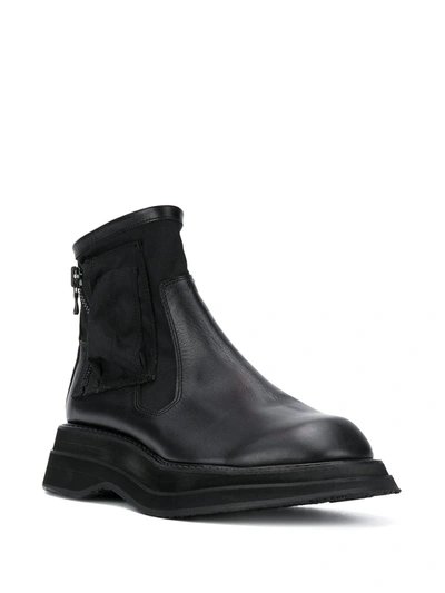 Shop Julius Utility Pocket Ankle Boots In Black