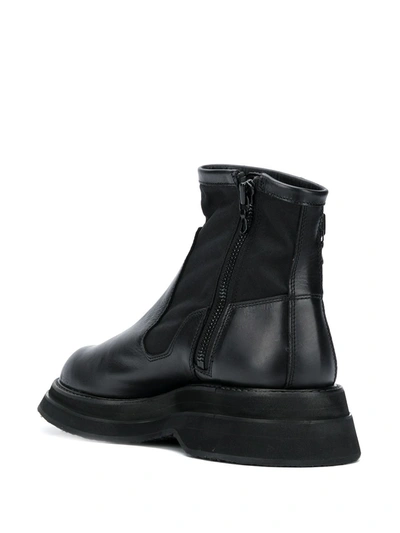 Shop Julius Utility Pocket Ankle Boots In Black