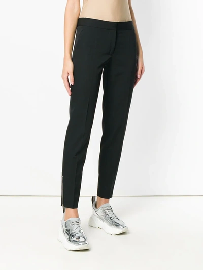 Shop Stella Mccartney Cropped Trousers In Black