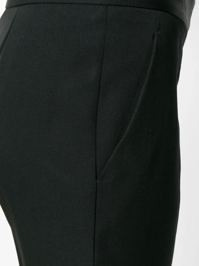 Shop Stella Mccartney Cropped Trousers In Black