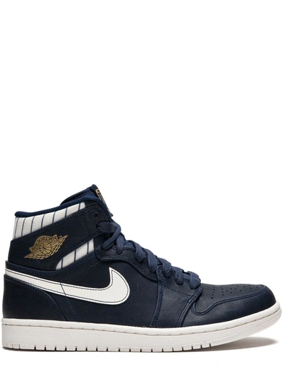 Shop Jordan Air  1 Retro High "jeter" Sneakers In Blue