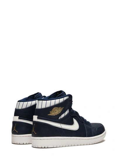 Shop Jordan Air  1 Retro High "jeter" Sneakers In Blue