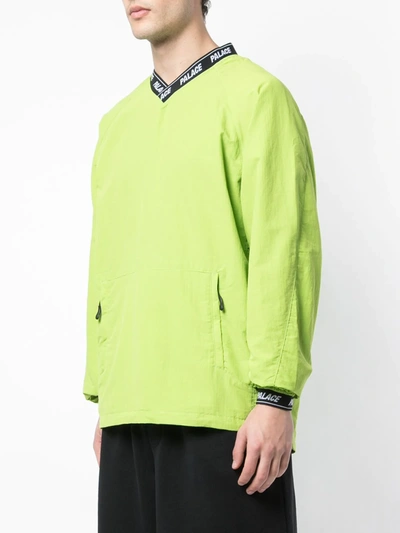 Palace V-neck Sweatshirt In Green | ModeSens