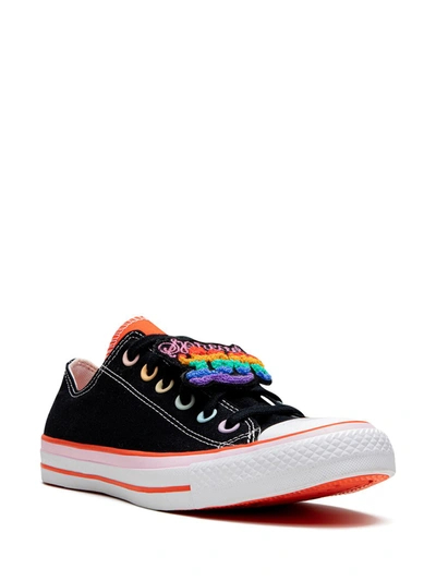 Shop Converse Ctas Ox Sneakers In Black