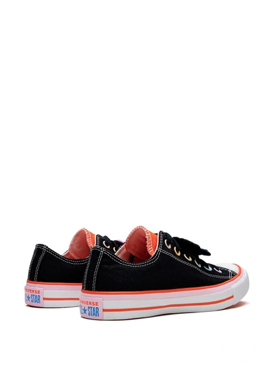 Shop Converse Ctas Ox Sneakers In Black