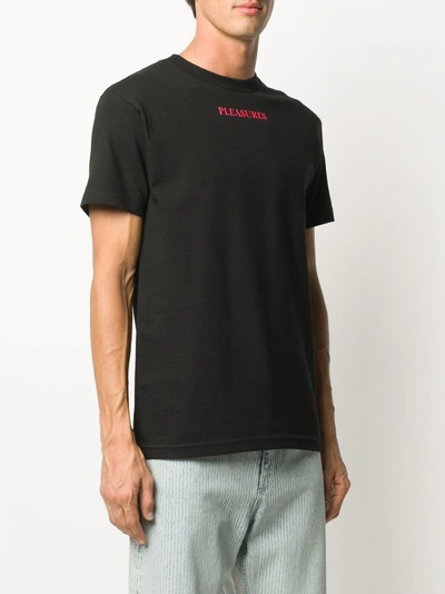 Shop Pleasures Slogan Short-sleeve T-shirt In Black