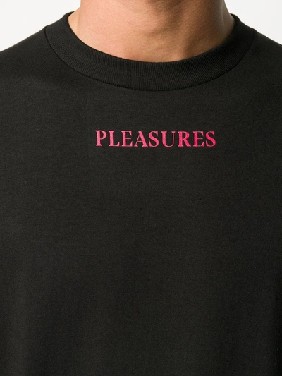 Shop Pleasures Slogan Short-sleeve T-shirt In Black