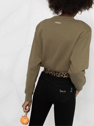 Philipp Plein Leopard-trimmed Skinny Jeans In Black