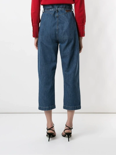 Shop Amapô Vanessa Rozan Clochard Trousers In Blue