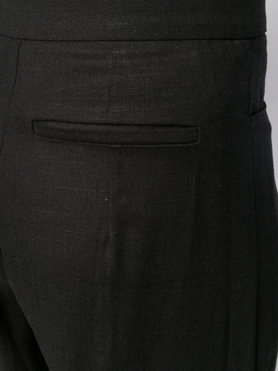 Shop Art School Tailored Wide Leg Trousers In Black