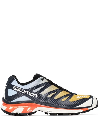 Salomon Multicoloured Xt-4 Advanced Sneakers In Yellow