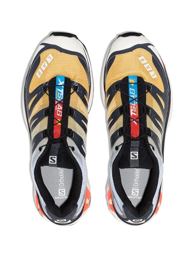 Salomon Multicoloured Xt-4 Advanced Sneakers In Yellow