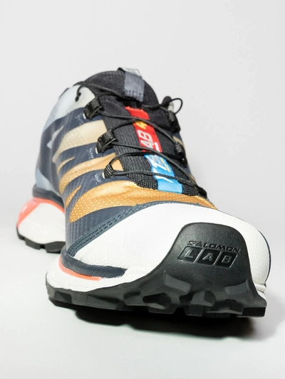 Salomon Multicoloured Xt-4 Advanced Sneakers In Yellow