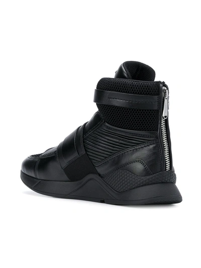 Shop Balmain Cameron 00 Sneakers In Black