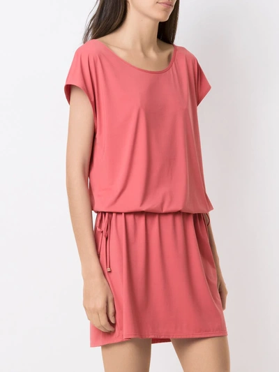 Shop Lygia & Nanny Shiva Uv Plain Dress In Pink