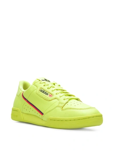 Shop Adidas Originals Continental 80 Low-top Sneakers In Yellow
