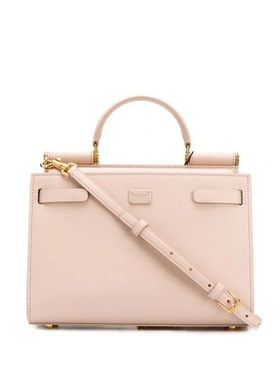 Shop Dolce & Gabbana Top Handle Tote Bag In Pink