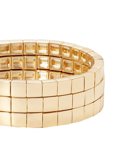 Shop Roxanne Assoulin Golden Hour Set Of Three Bracelets