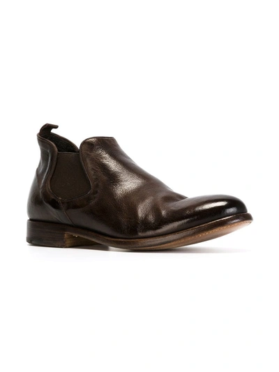 Shop Alberto Fasciani Classic Chelsea Boots In Brown