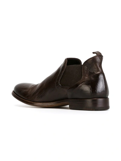 Shop Alberto Fasciani Classic Chelsea Boots In Brown