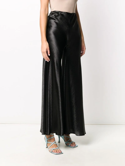 Philosophy Di Lorenzo Serafini Wide Bell-flare Trousers In Black