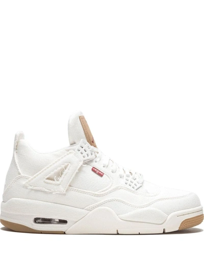 Shop Jordan Air  4 Retro Levis Nrg White Denim