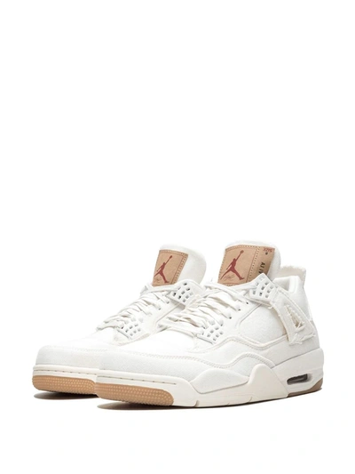 Shop Jordan Air  4 Retro Levis Nrg White Denim