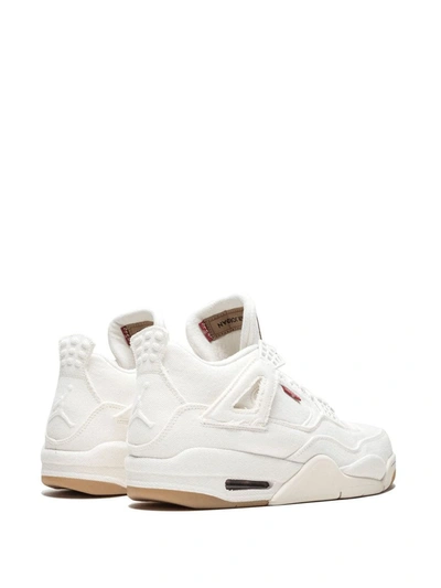 Shop Jordan Air  4 Retro Levis Nrg White Denim