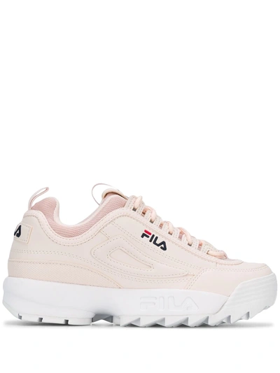 Fila Distruptor Low Sneakers In Pink In Light Pink | ModeSens